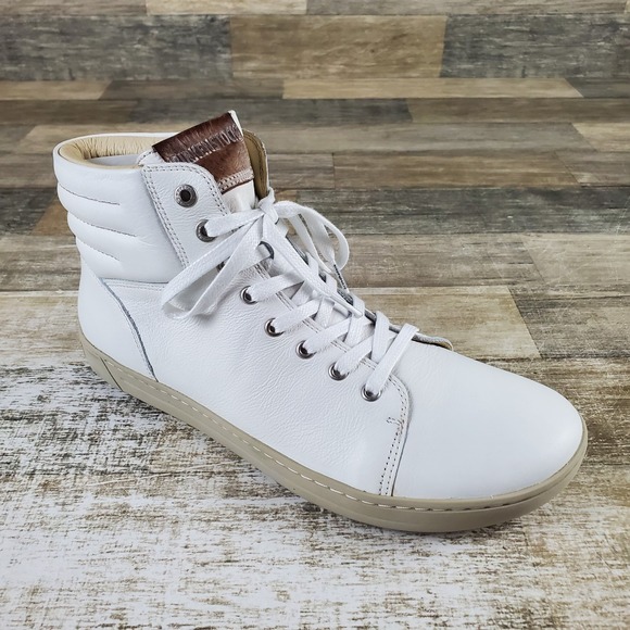Birkenstock Bartlett Women Comfort Shoes Sz Mens 9 / Womens 11 White Leather